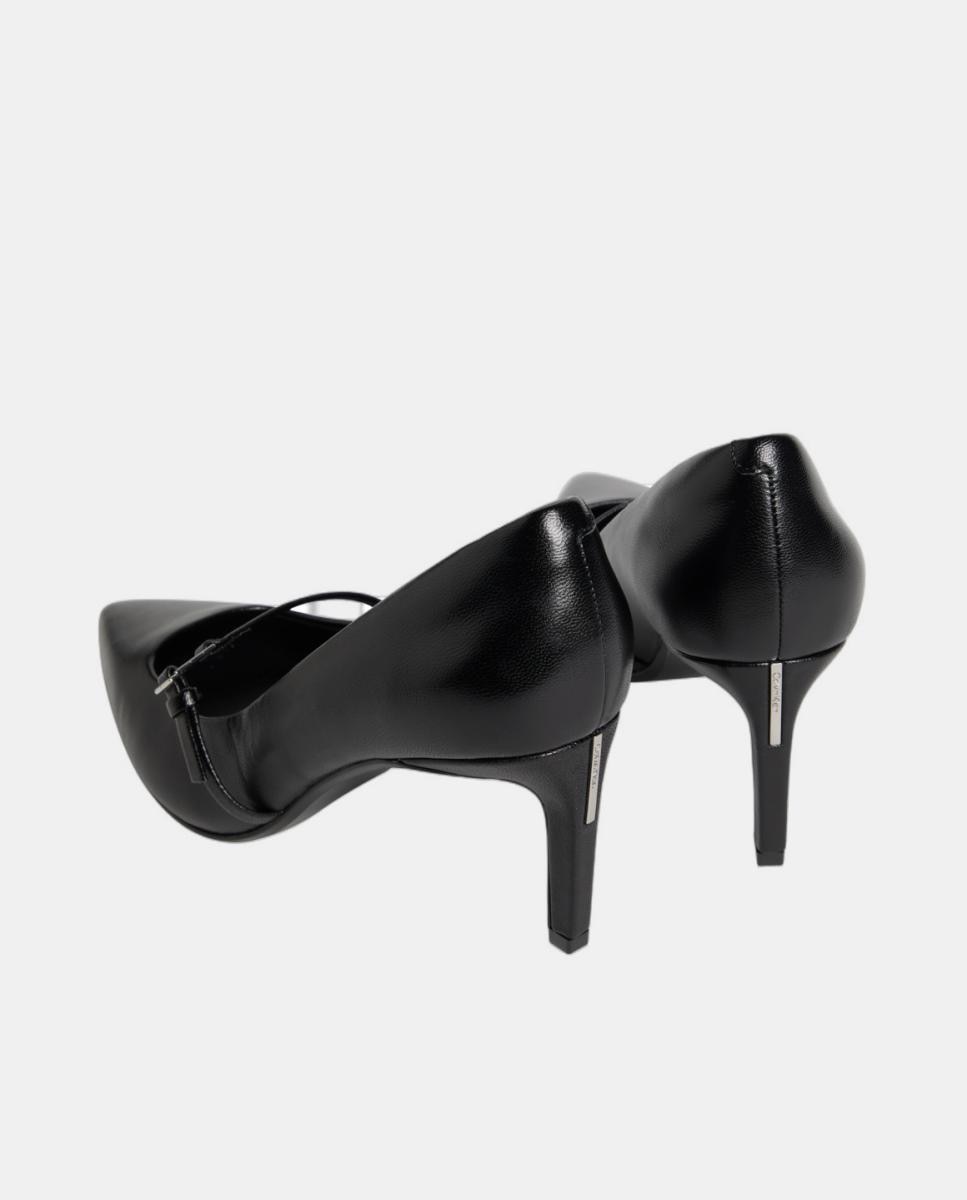 Sapatos de Salto de 7 cm em Pele Preto-3
