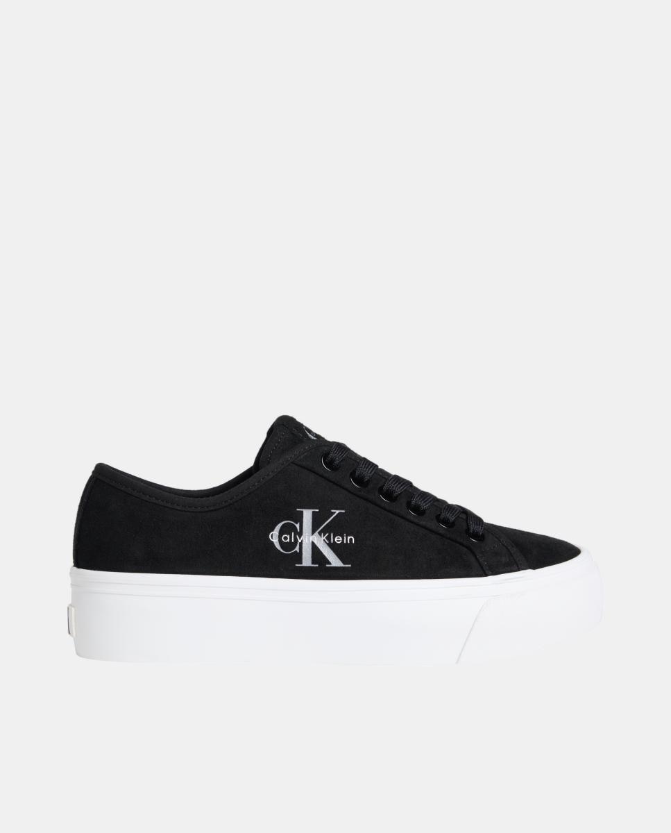 Calvin Klein - Zapatilla plataforma Calvin Klein de ante.