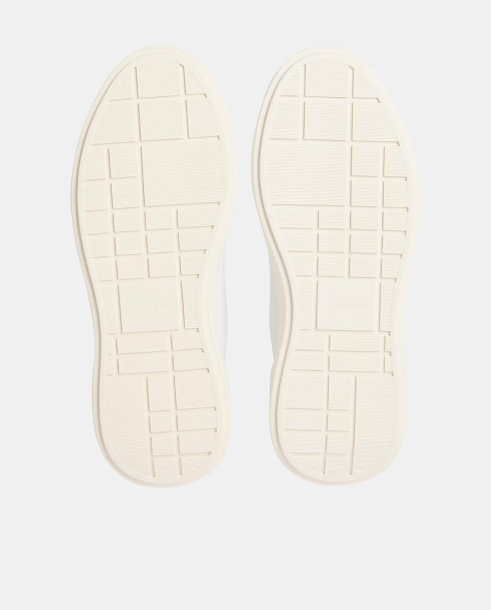 Sapatilhas em Pele Branco-5