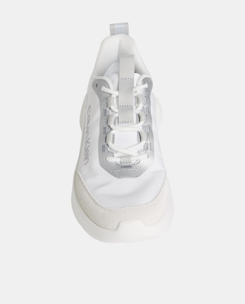 Sapatilhas Runner de Nylon Branco-4