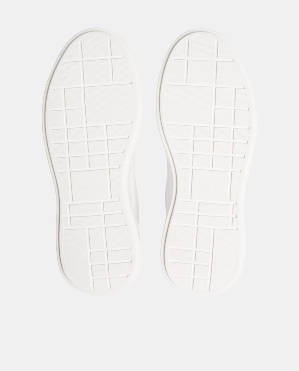 Sapatilhas em Pele Branco-5