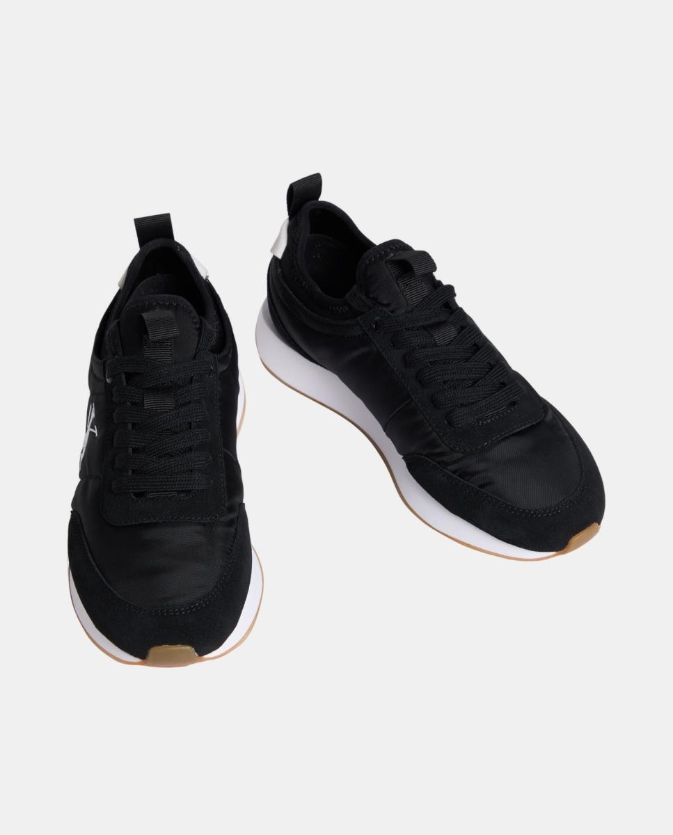 Sapatilhas Runner com Meia Preto-2
