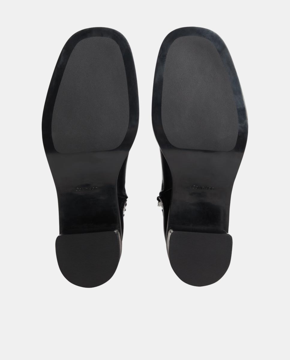 Botins em Pele Preto-5