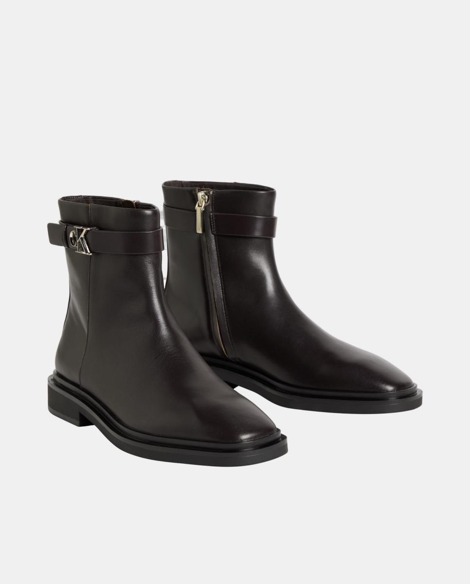 Botins em Pele Preto-2