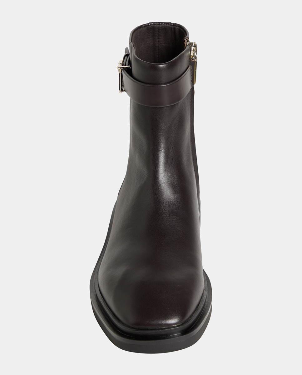 Botins em Pele Preto-4
