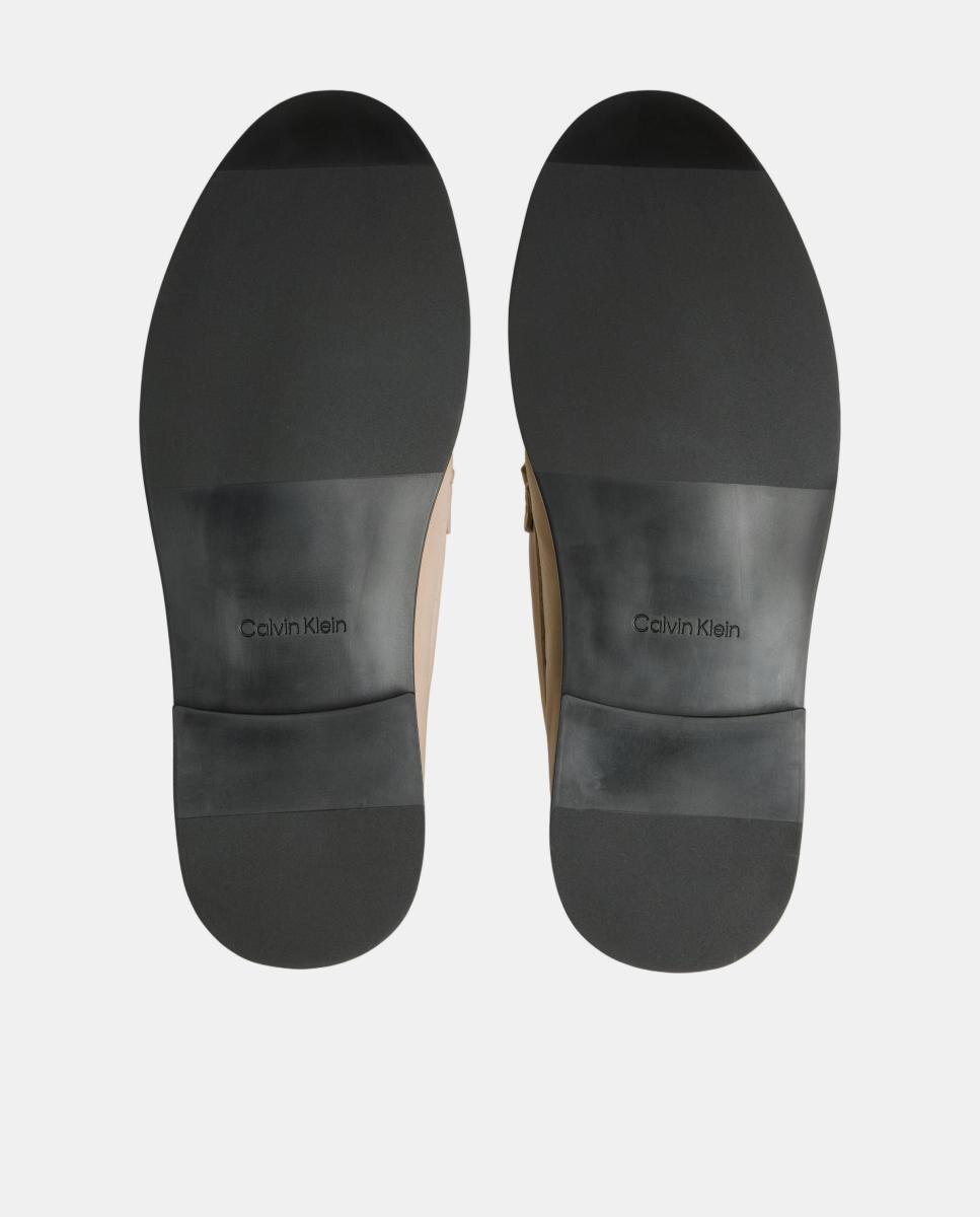 Mocasín Calvin Klein de piel - Crema Crema-5