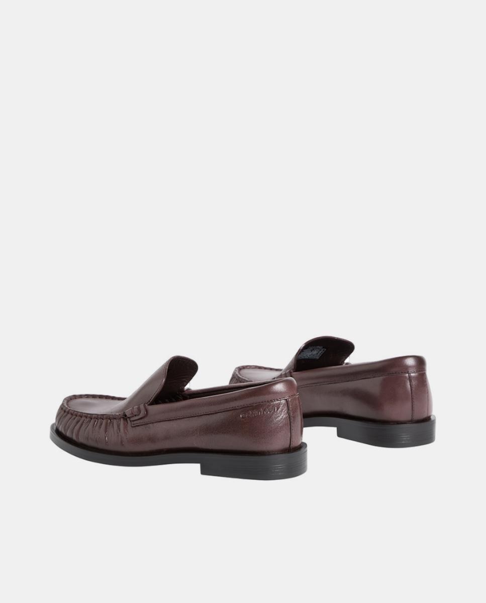 Mocasín Calvin Klein de piel - Rojo Granate Rojo Granate-3