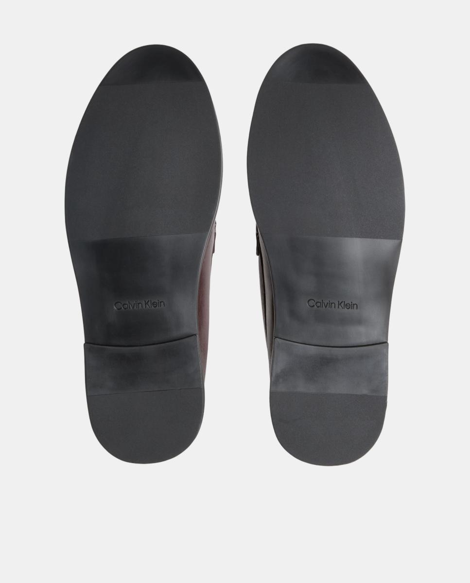Mocasín Calvin Klein de piel - Rojo Granate Rojo Granate-5