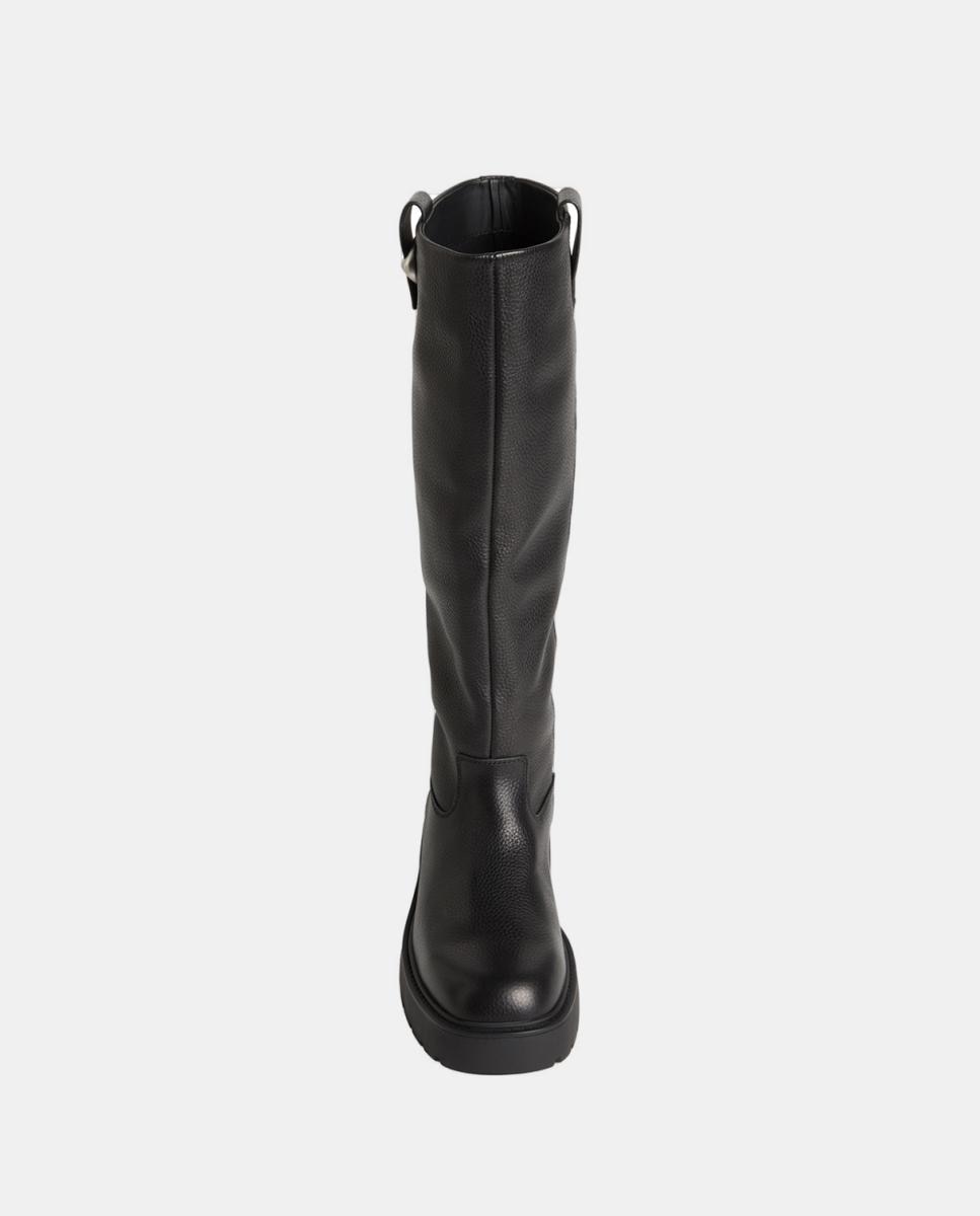 Botas em Pele Preto-4