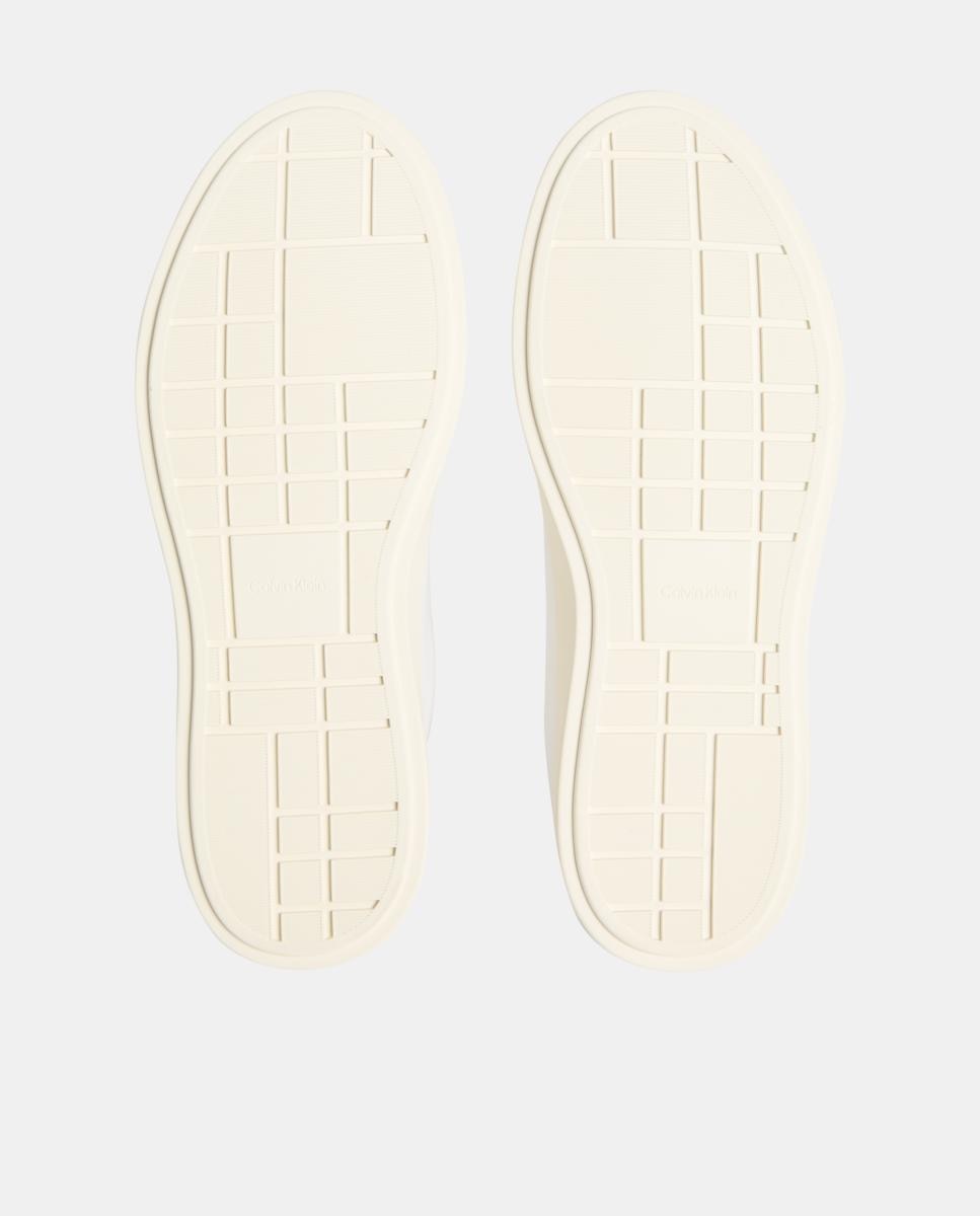 Sapatilhas em Pele Branco-5