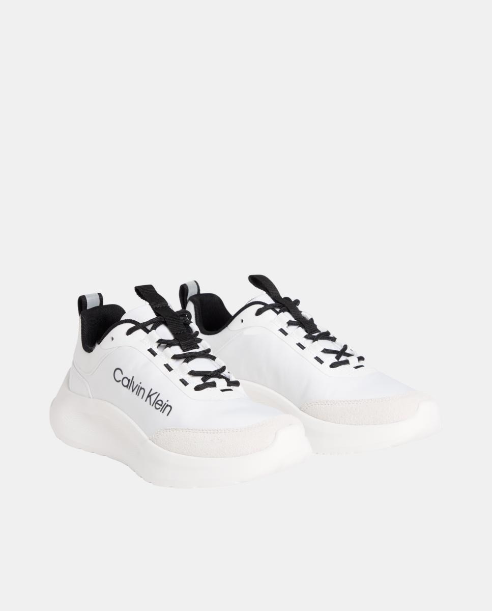 Sapatilhas Runner de Nylon Branco-3