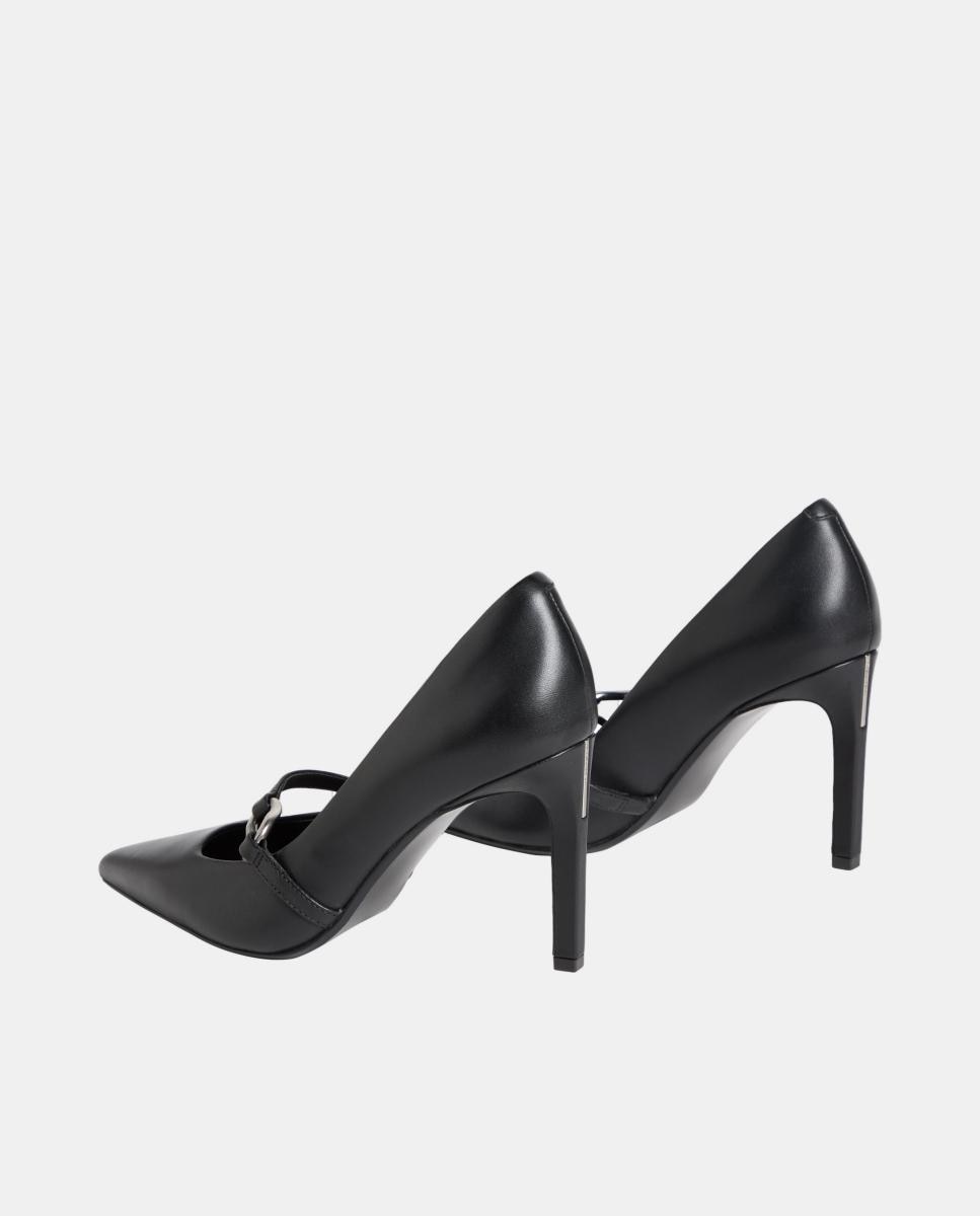 Imagen 3 de Tacón stiletto Calvin Klein de piel 90mm - Negro Negro