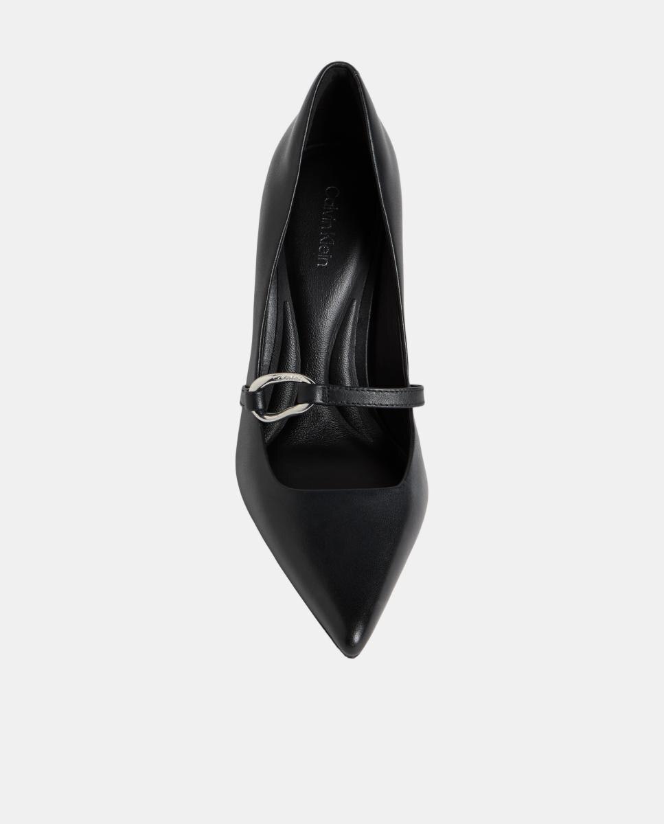 Imagen 4 de Tacón stiletto Calvin Klein de piel 90mm - Negro Negro