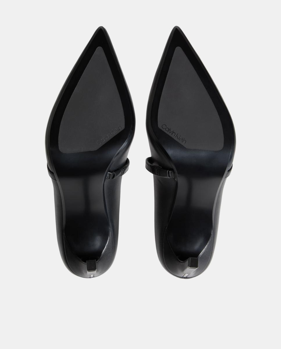 Imagen 5 de Tacón stiletto Calvin Klein de piel 90mm - Negro Negro