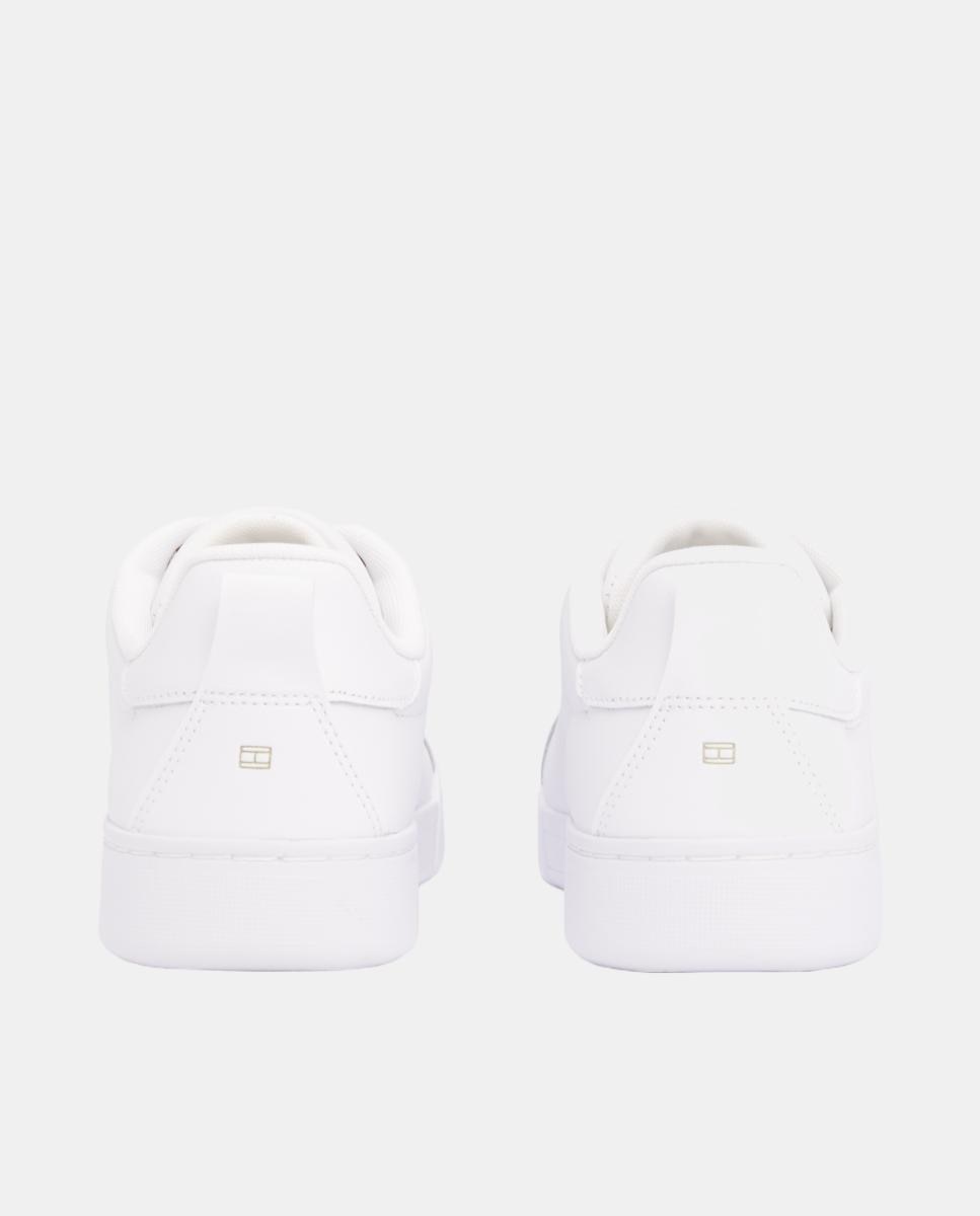 Zapatillas de piel estilo casco con detalles metálicos de Tommy Hilfiger - Blanco Blanco-4