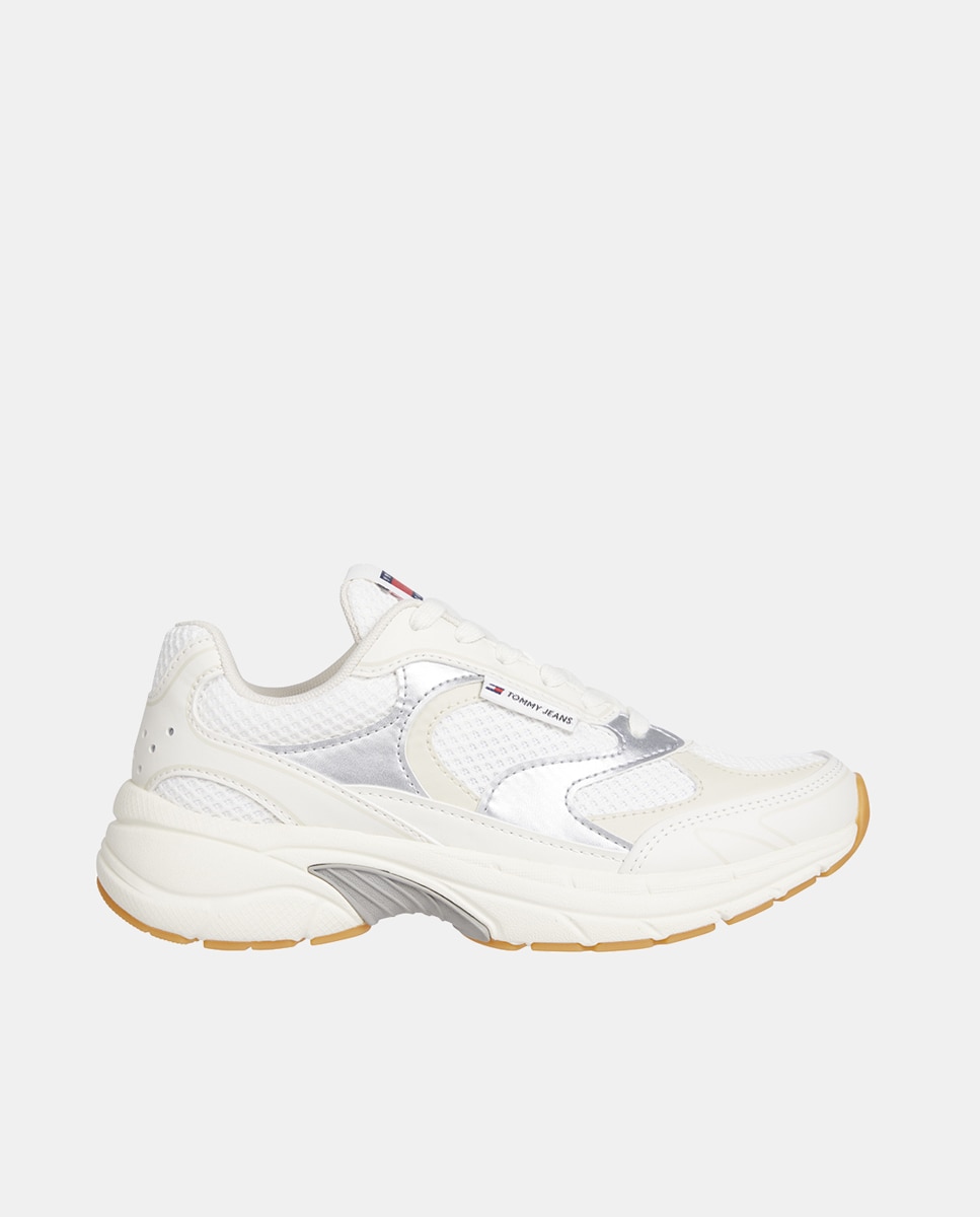 Tommy Hilfiger - Zapatillas estilo runner en mezcla de tejidos.