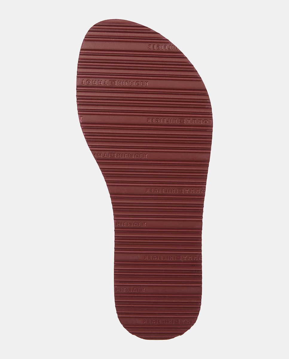 Chanclas de mujer con tiras y logo estampado Azul claro Tommy Hilfiger Azul claro-5