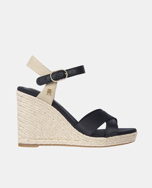 Imagen 0 de Alpargatas de cuña Tommy Hilfiger con tiras cruzadas