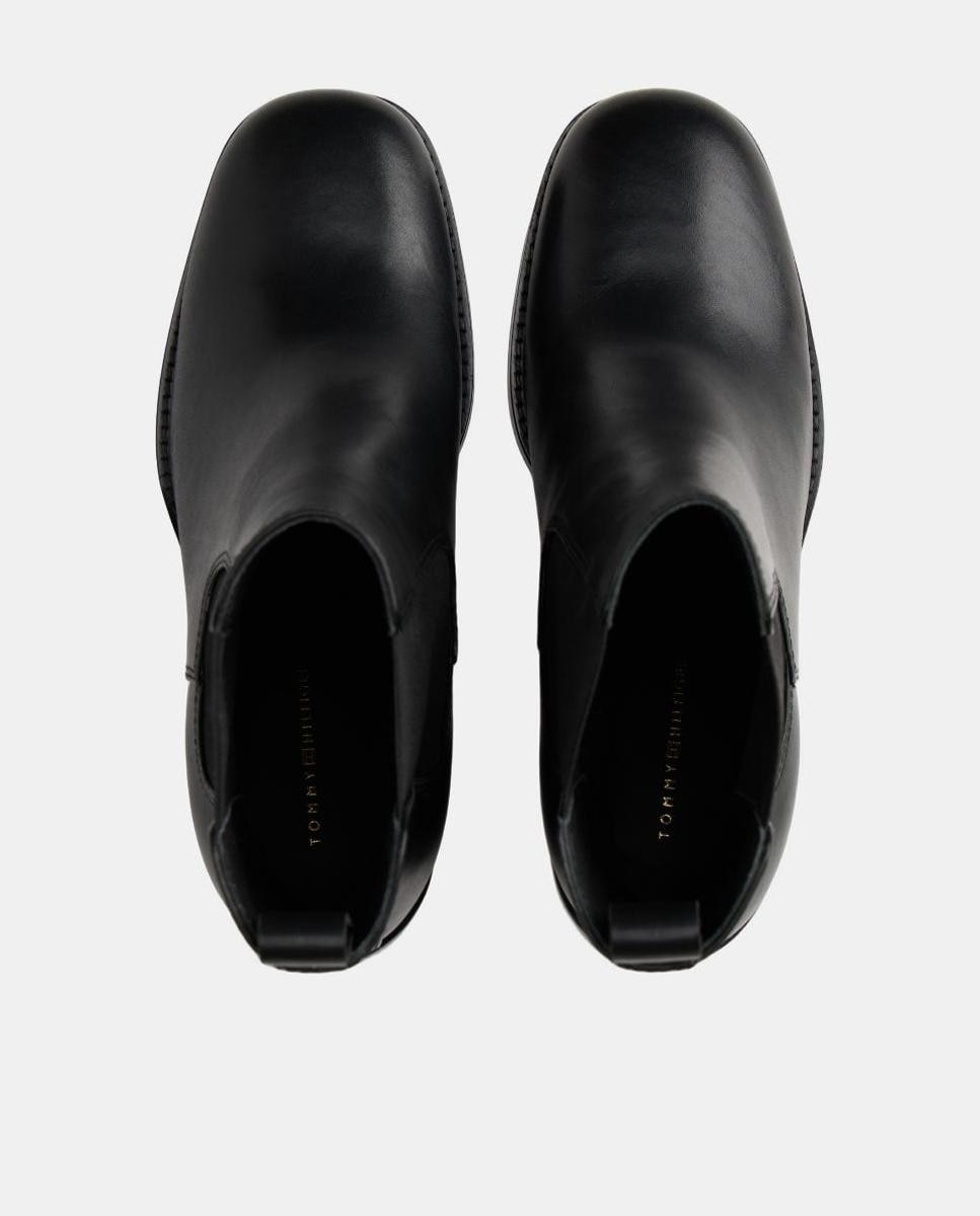 Botas de tacón en piel de Tommy Hilfiger - Negro Negro-6