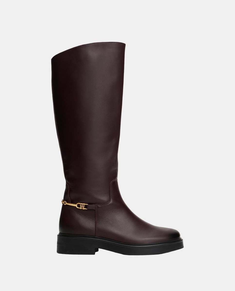 Tommy Hilfiger - Botas de caña alta de Tommy Hilfiger de piel.