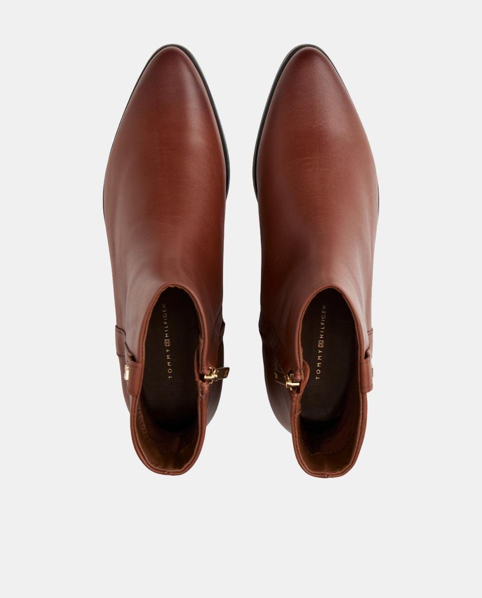 Botins em Pele Castanho-5