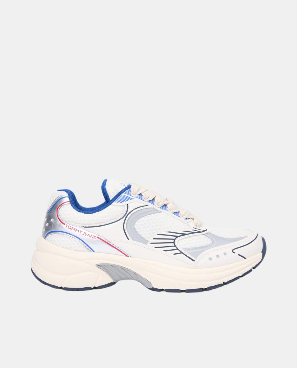 Tommy Hilfiger - Tenis retro estilo runner.