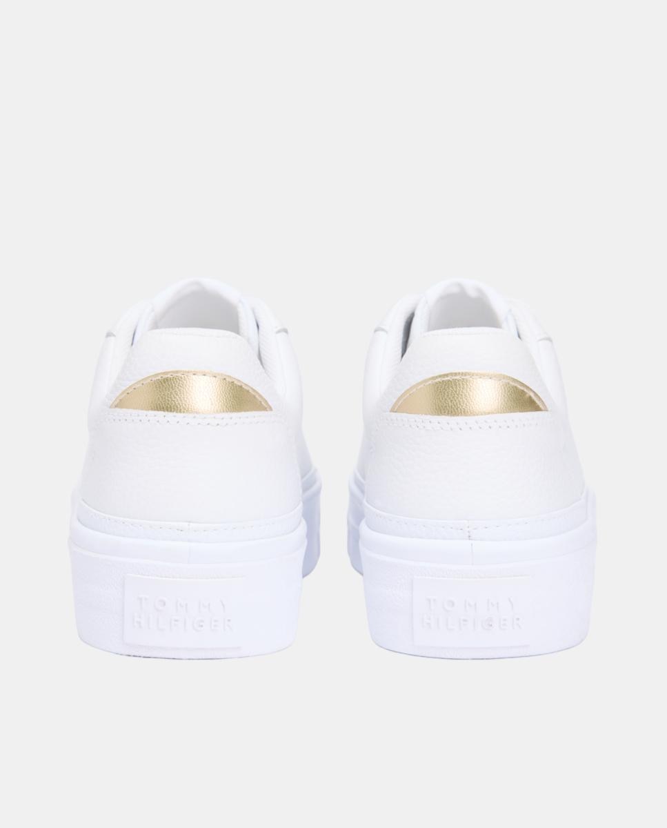 Sapatilhas com Plataforma - Branco Branco-5