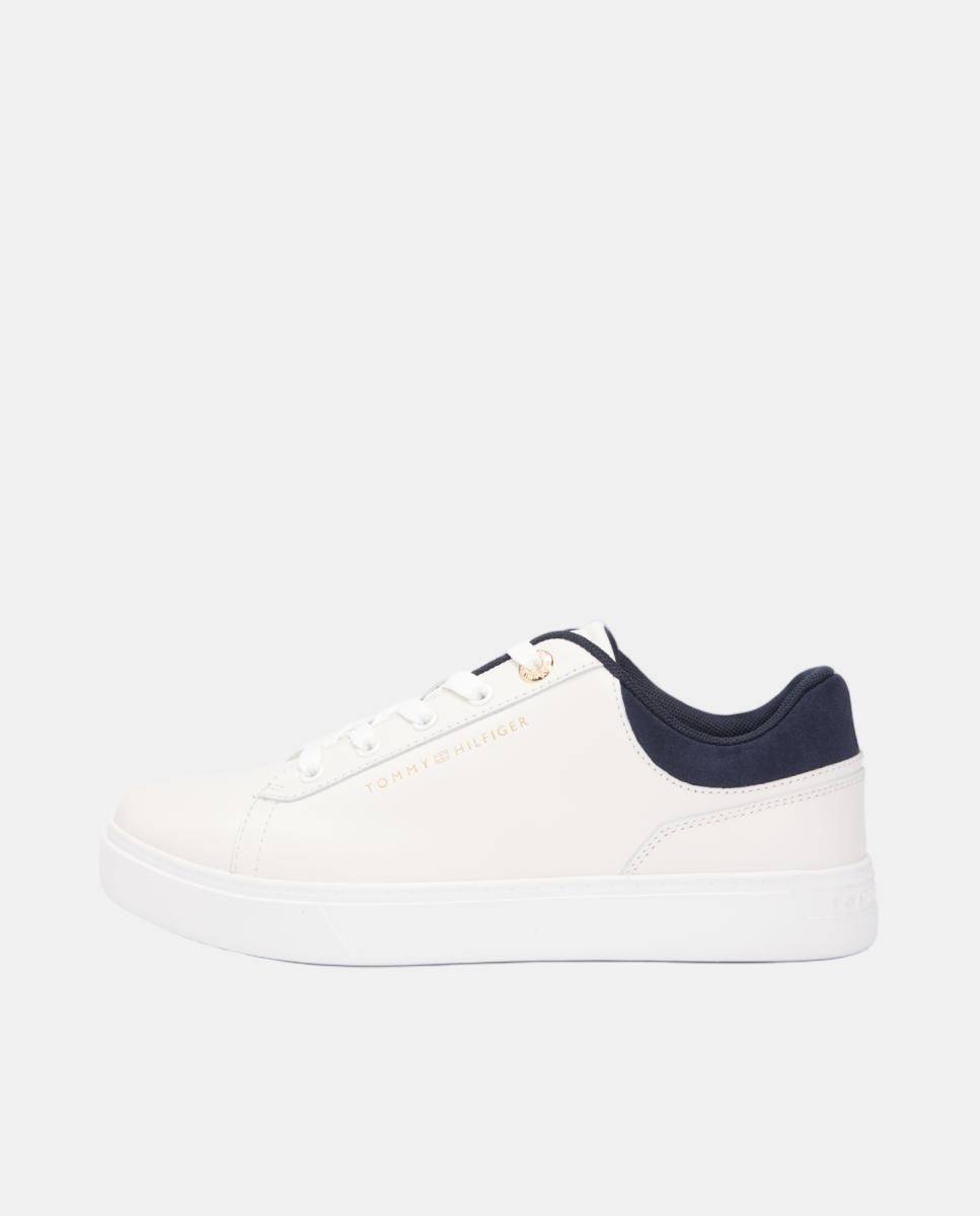 Sapatilhas Casual com Sola Cupsole Branco-2