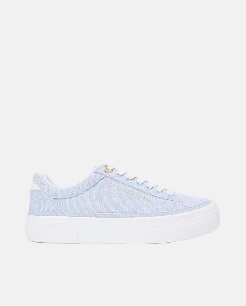 Tommy Hilfiger - Zapatilla con plataforma de mujer en color azul de Tommy Hilfiger.