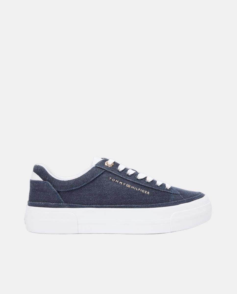 Tommy Hilfiger - Zapatilla con plataforma de mujer en color azul marino de Tommy Hilfiger.