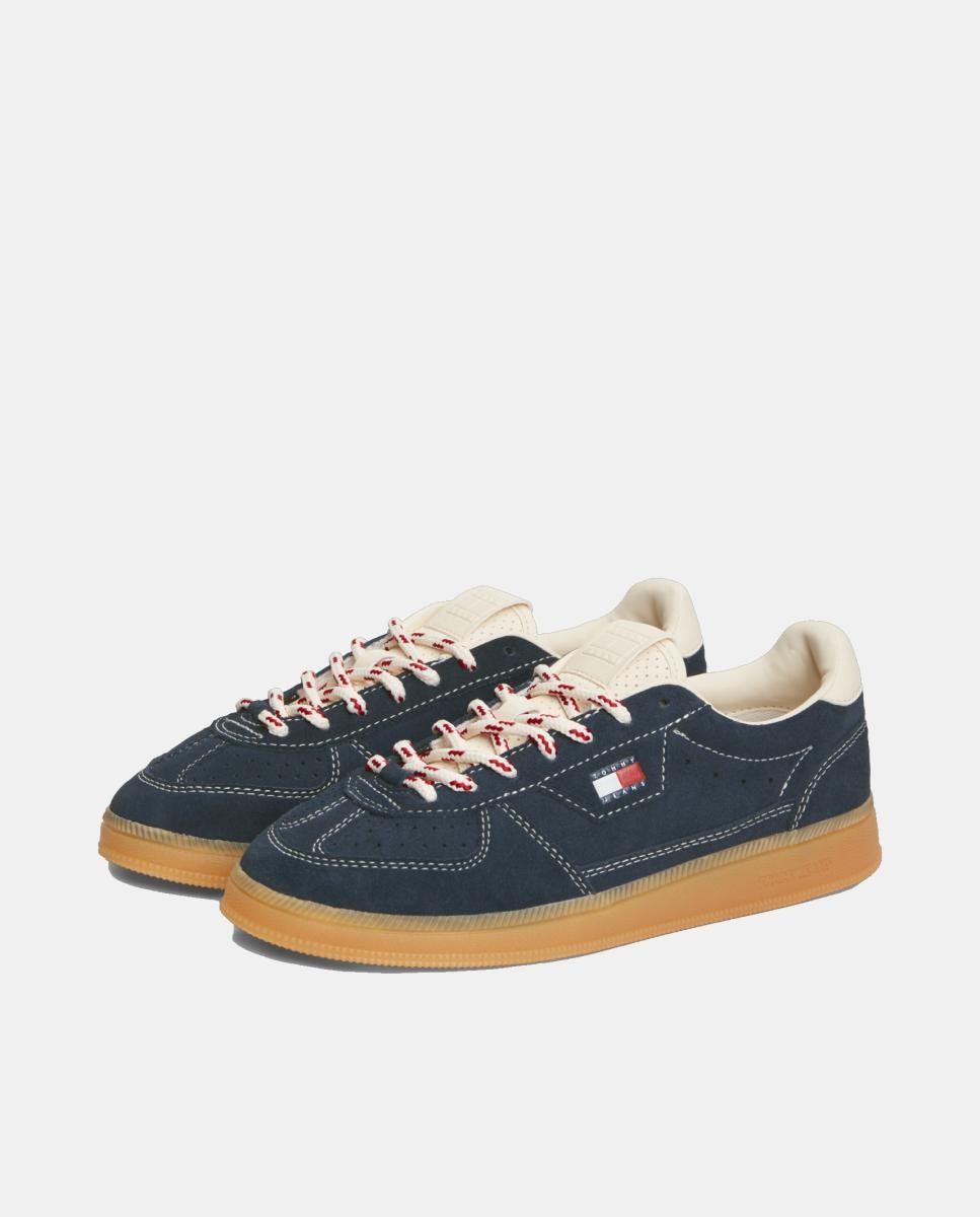 Sapatilhas em Croute Azul-marinho-2