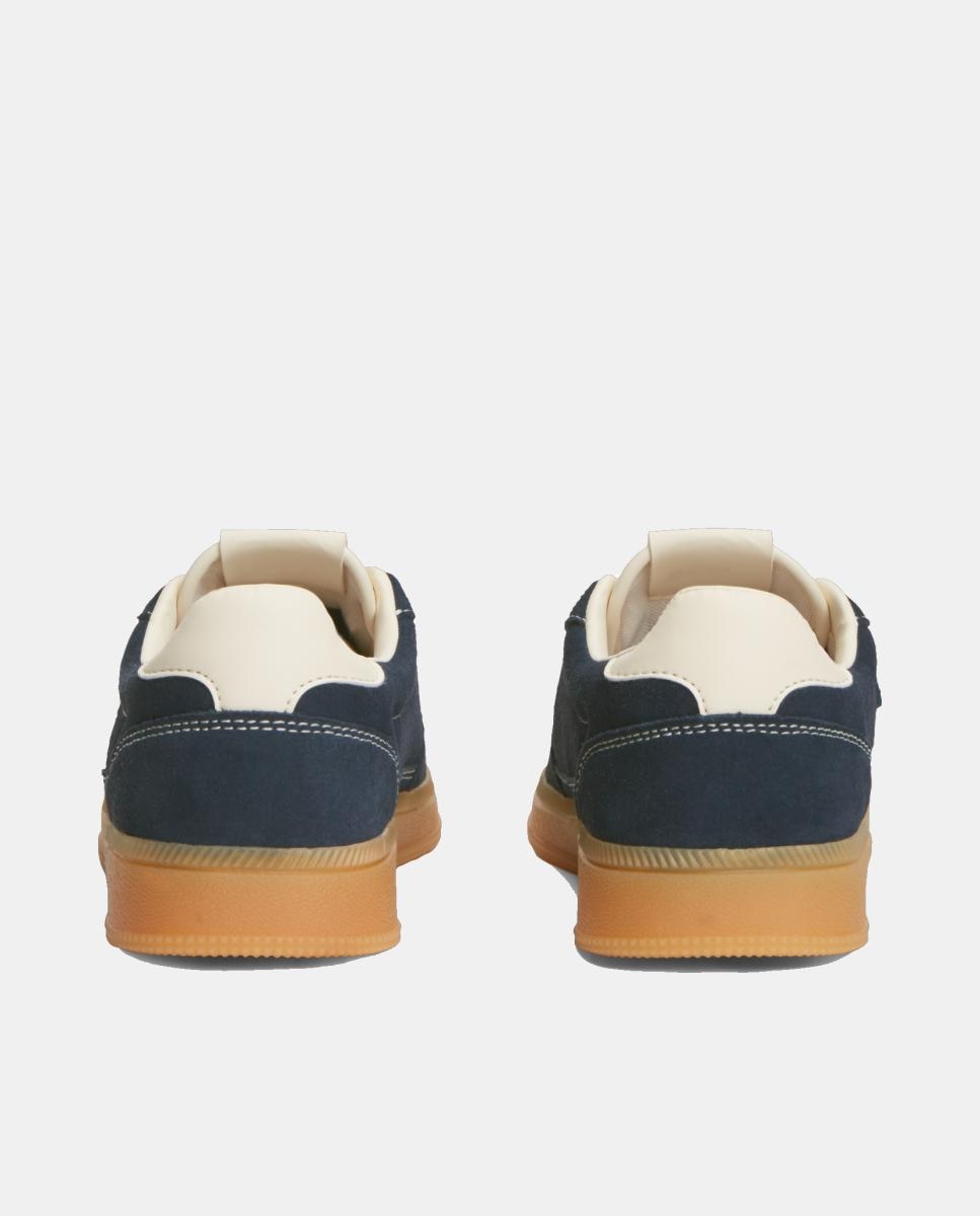 Sapatilhas em Croute Azul-marinho-3