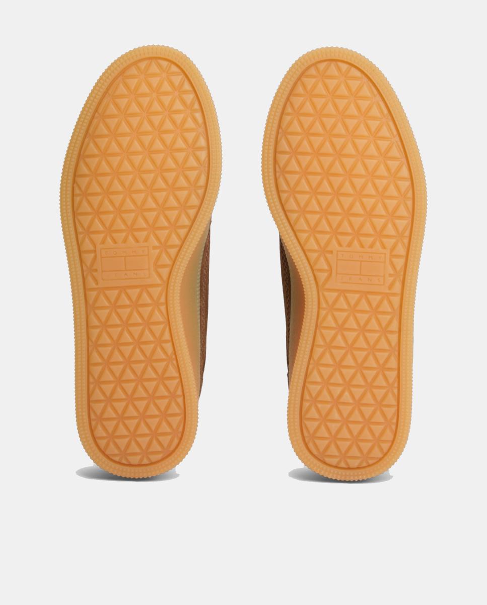 Zapatillas de mujer en serraje de Tommy Jeans - Tommy Hilfiger - Marrón claro Marrón claro-5
