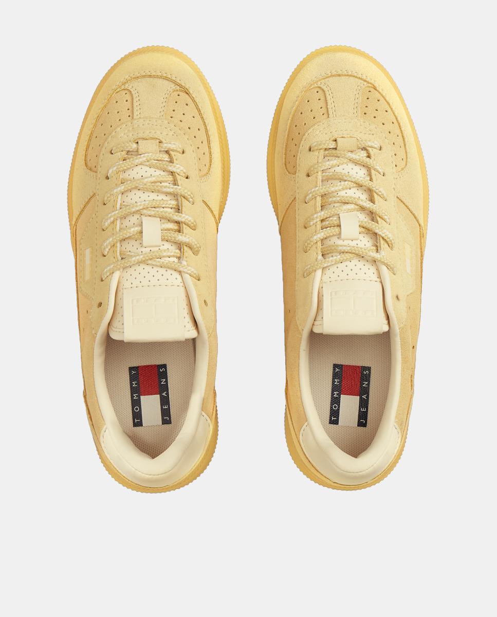 Zapatillas de mujer en serraje de Tommy Jeans - Tommy Hilfiger - Beige Beige-4