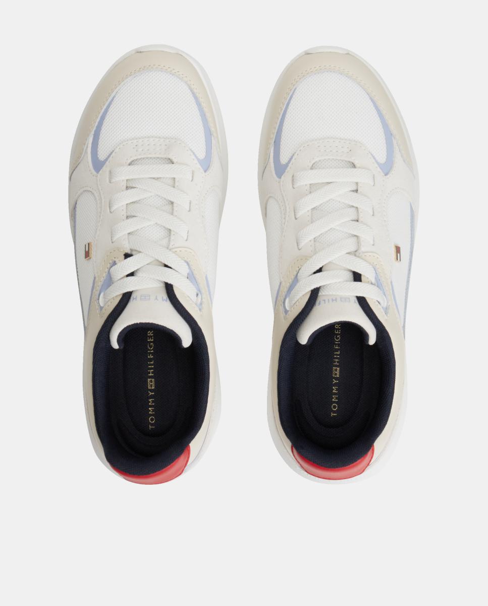Sapatilhas Estilo Runner Branco-4