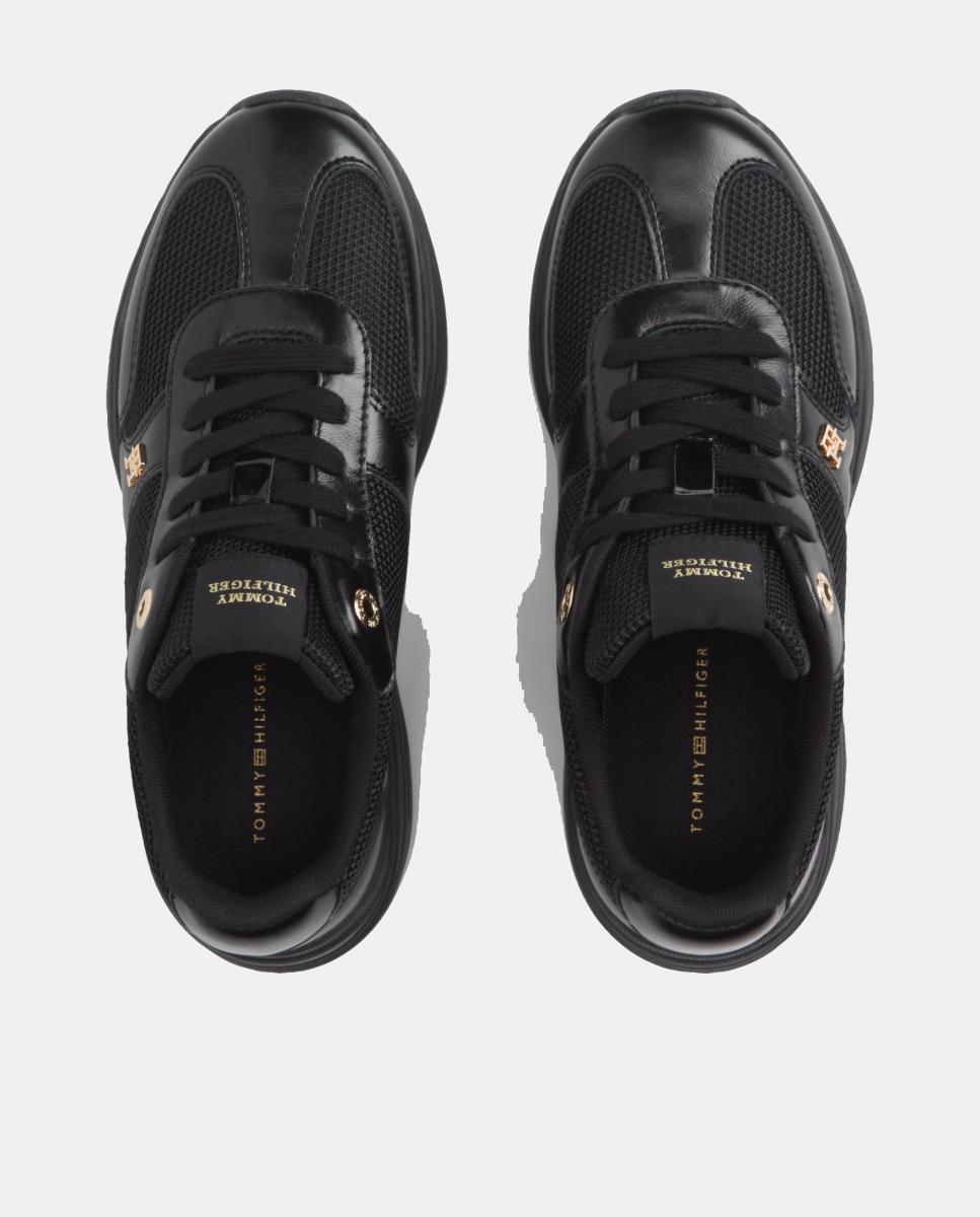 Sapatilhas Estilo Runner Preto-4