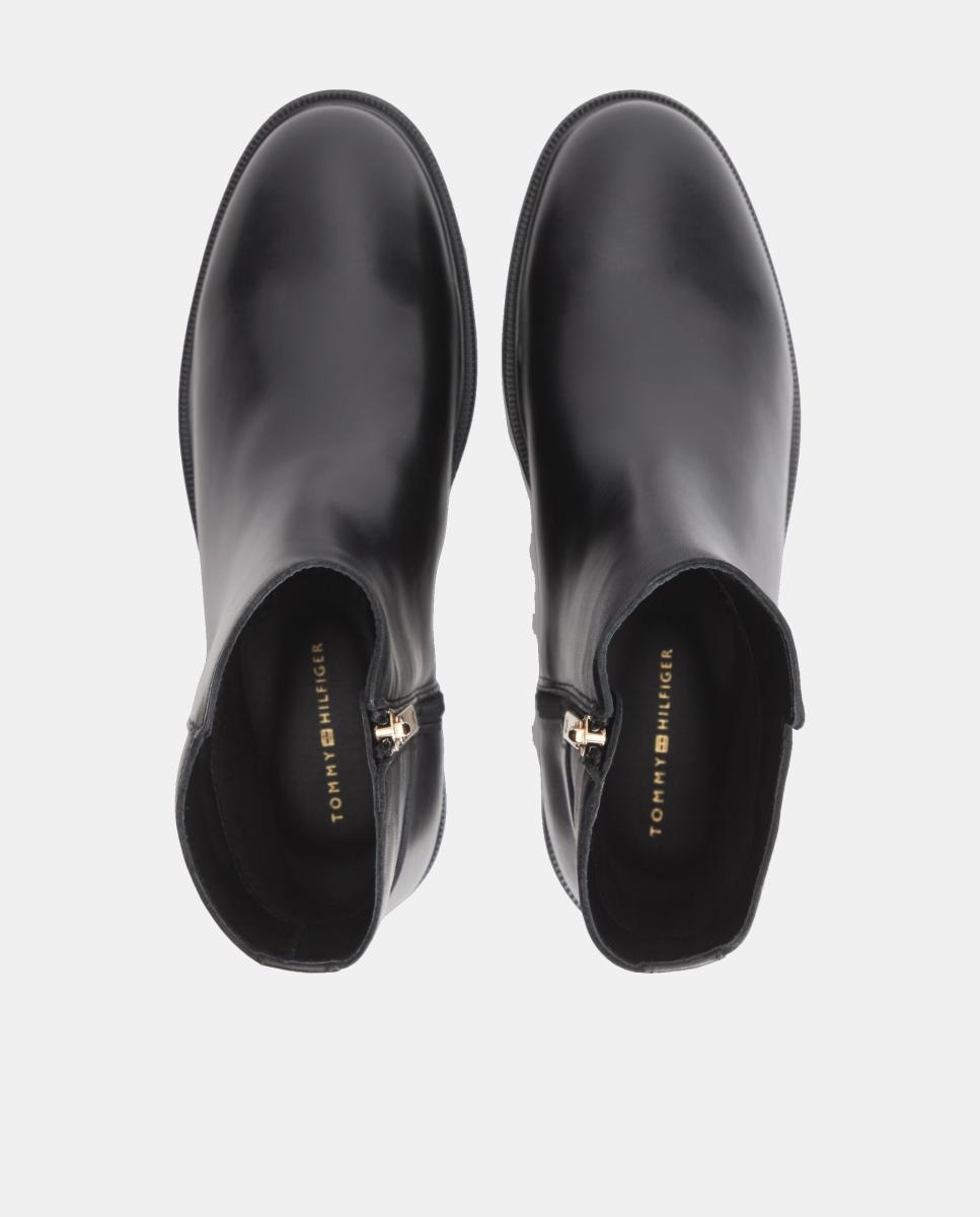 Botins com Fivela Preto-5