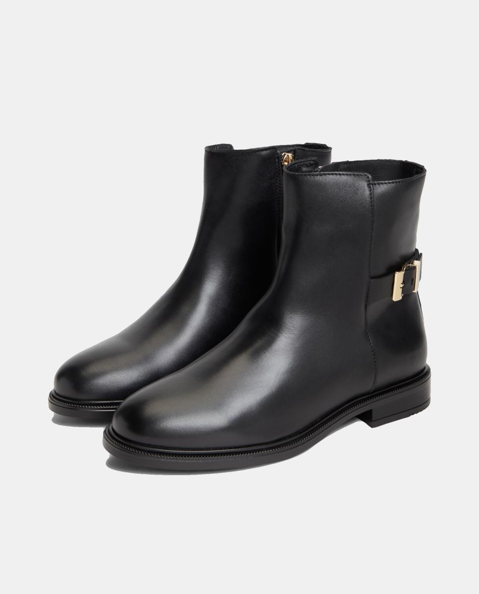 Botins com Fivela Preto-6