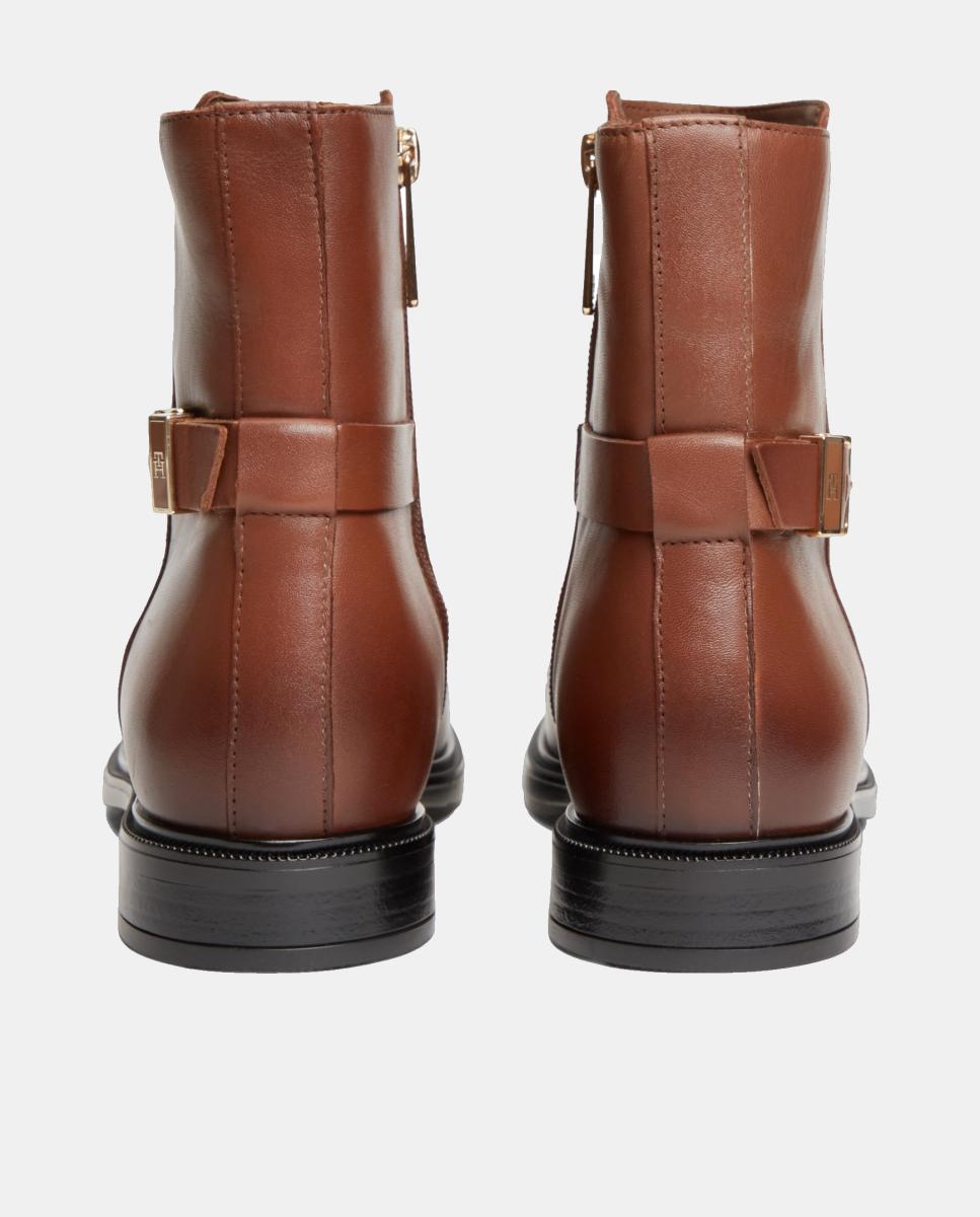 Botins com Fivela Castanho caramelo-2