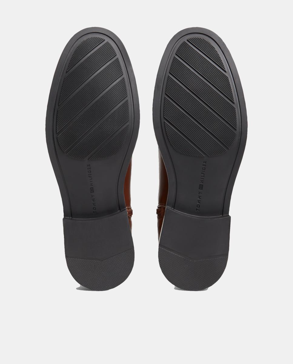 Botins com Fivela Castanho caramelo-3