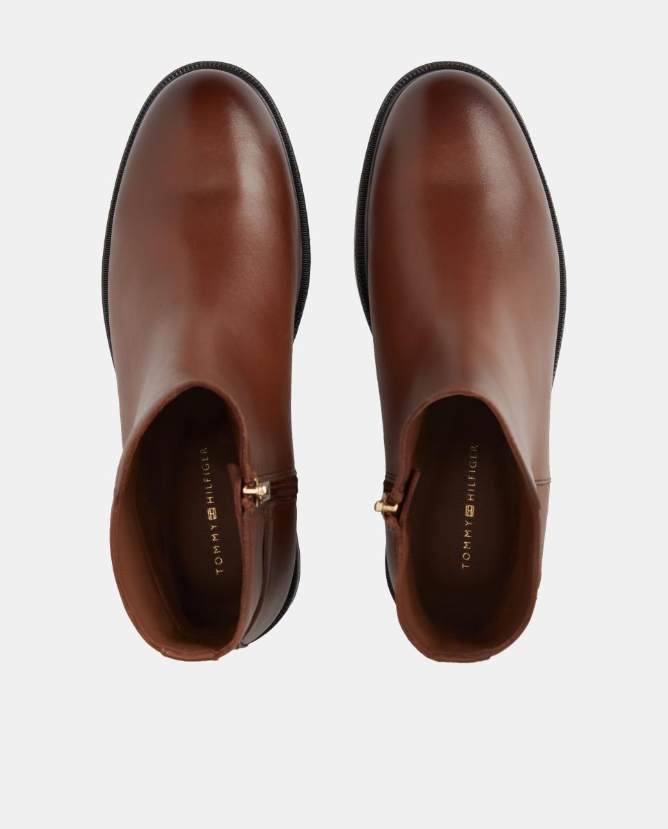 Botins com Fivela Castanho caramelo-6