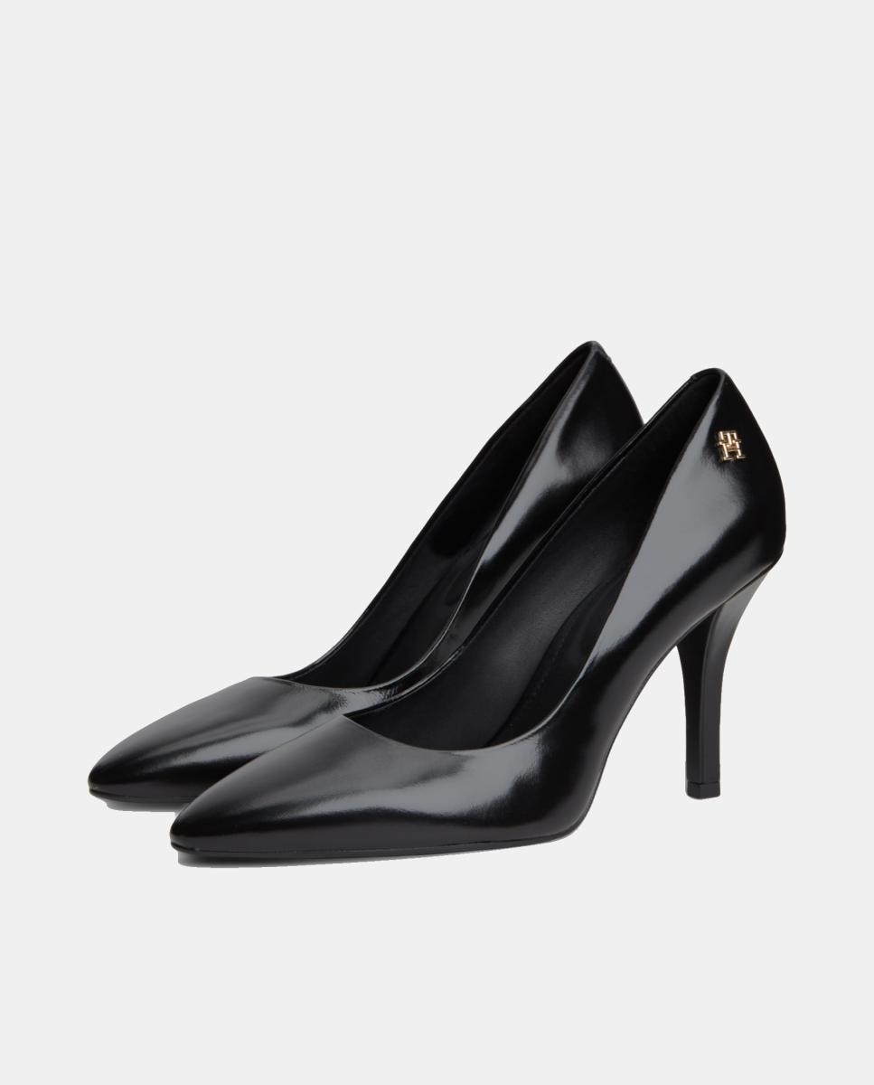 Sapatos de Salto Preto-5