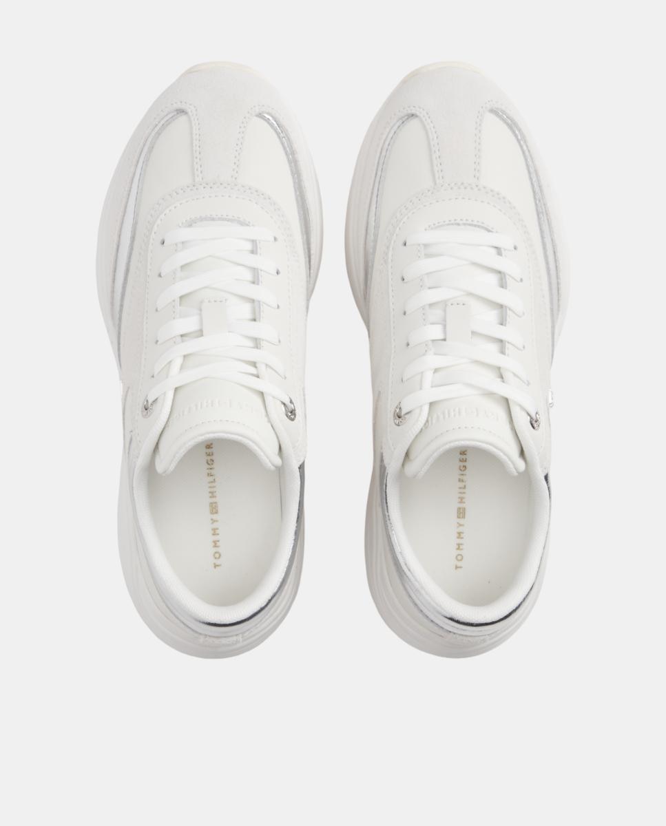 Sapatilhas Estilo Runner Branco-3