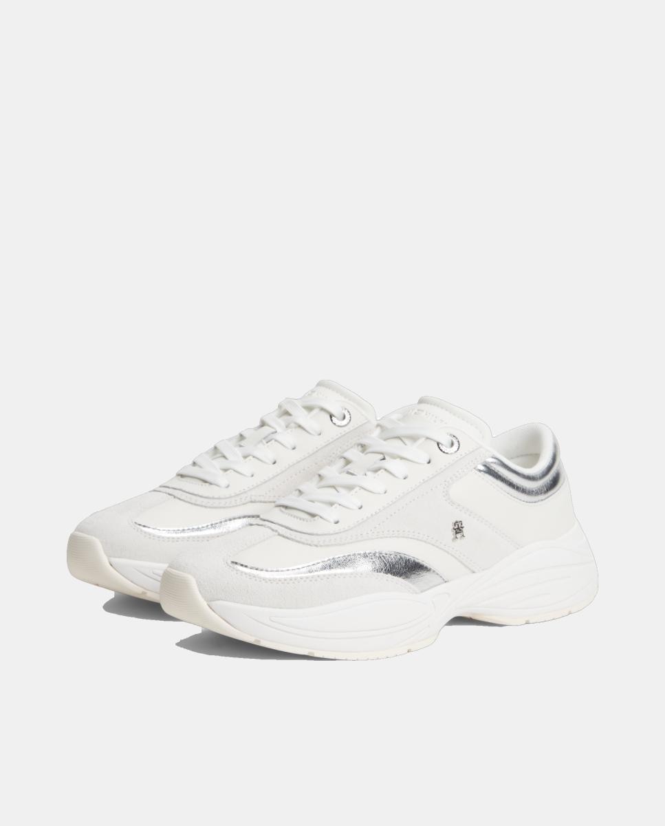 Sapatilhas Estilo Runner Branco-6
