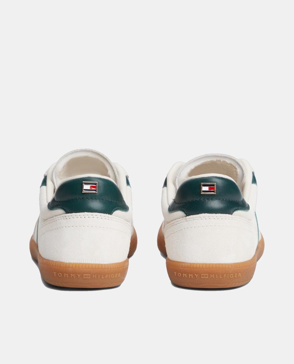 Zapatillas en serraje de mujer de Tommy Hilfiger - Blanco Blanco-2
