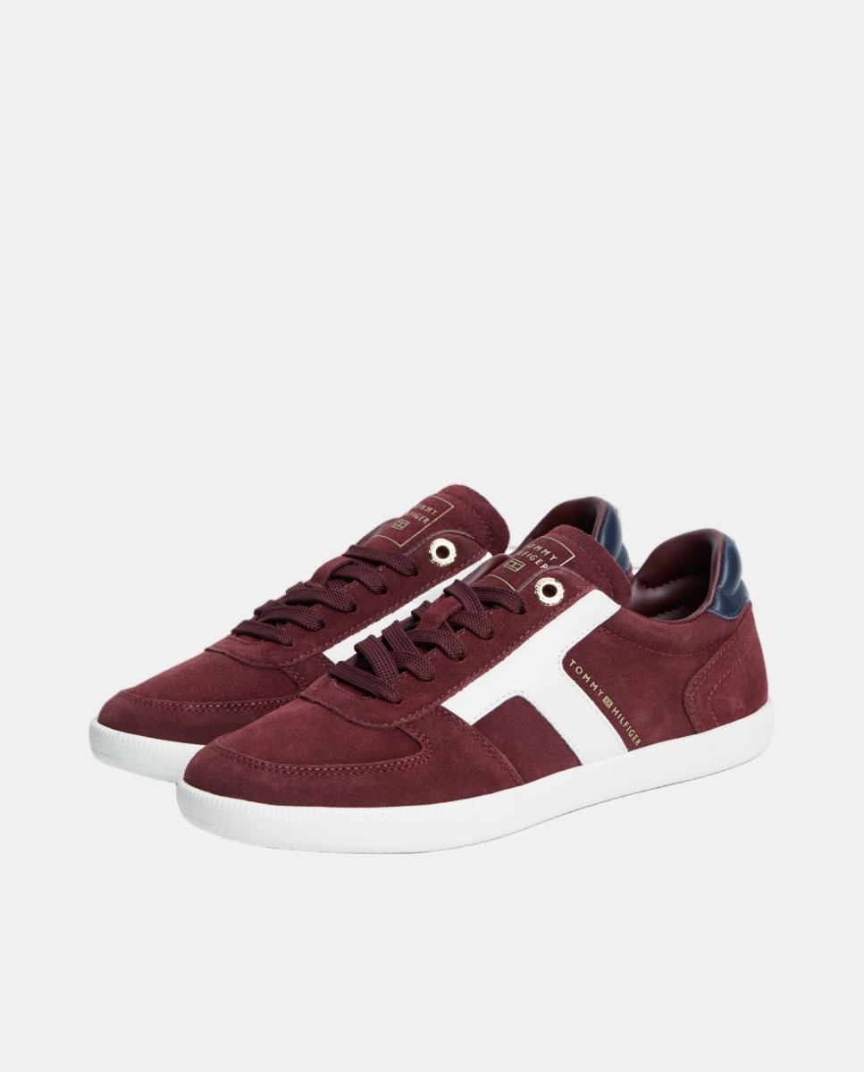Sapatilhas em Croute Vermelho-escuro-2