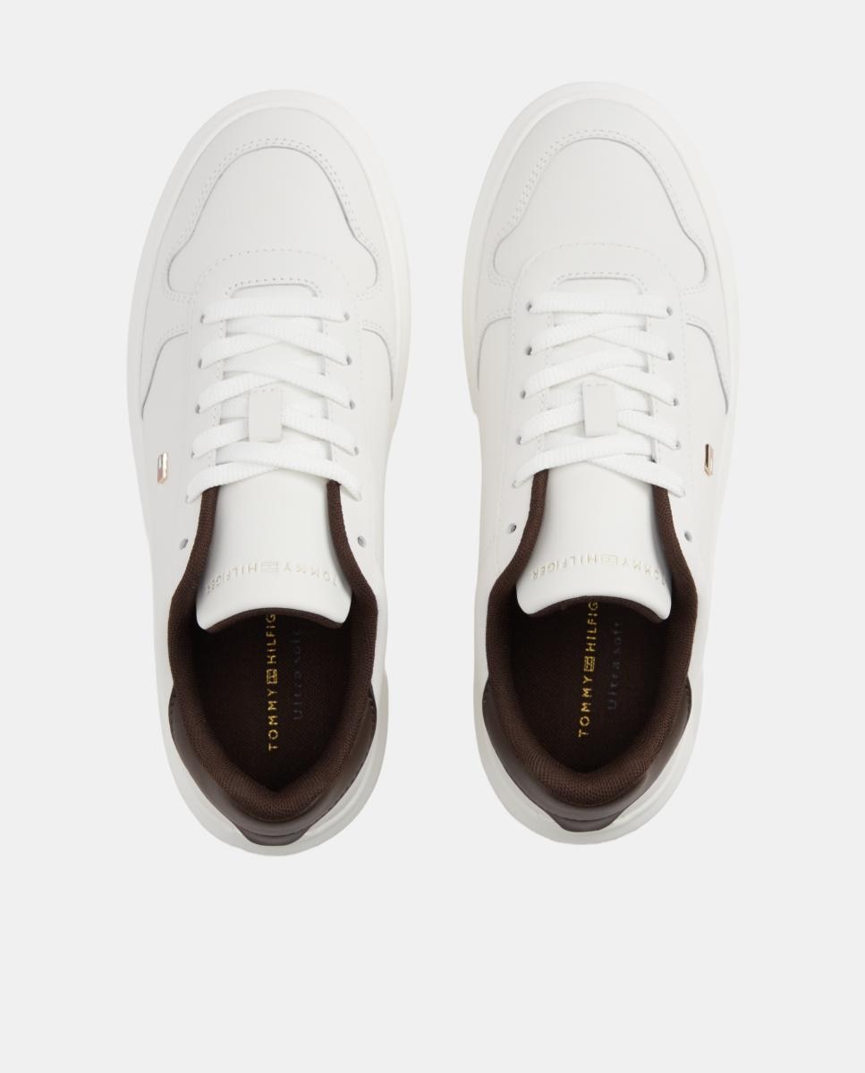 Zapatillas de mujer en color de Tommy Hilfiger - Blanco Blanco-3