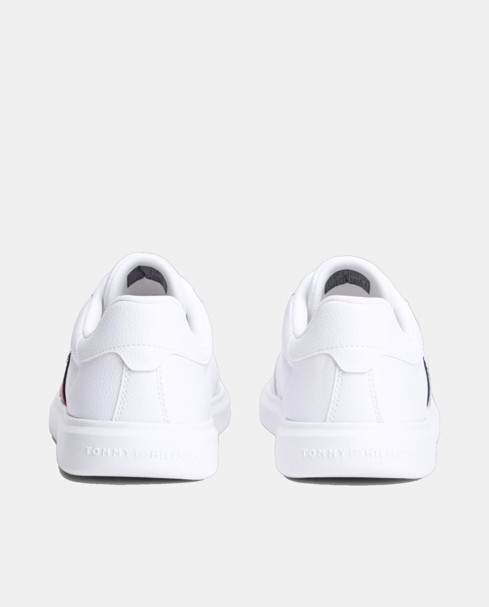 Sapatilhas com Detalhe Lateral Branco-2