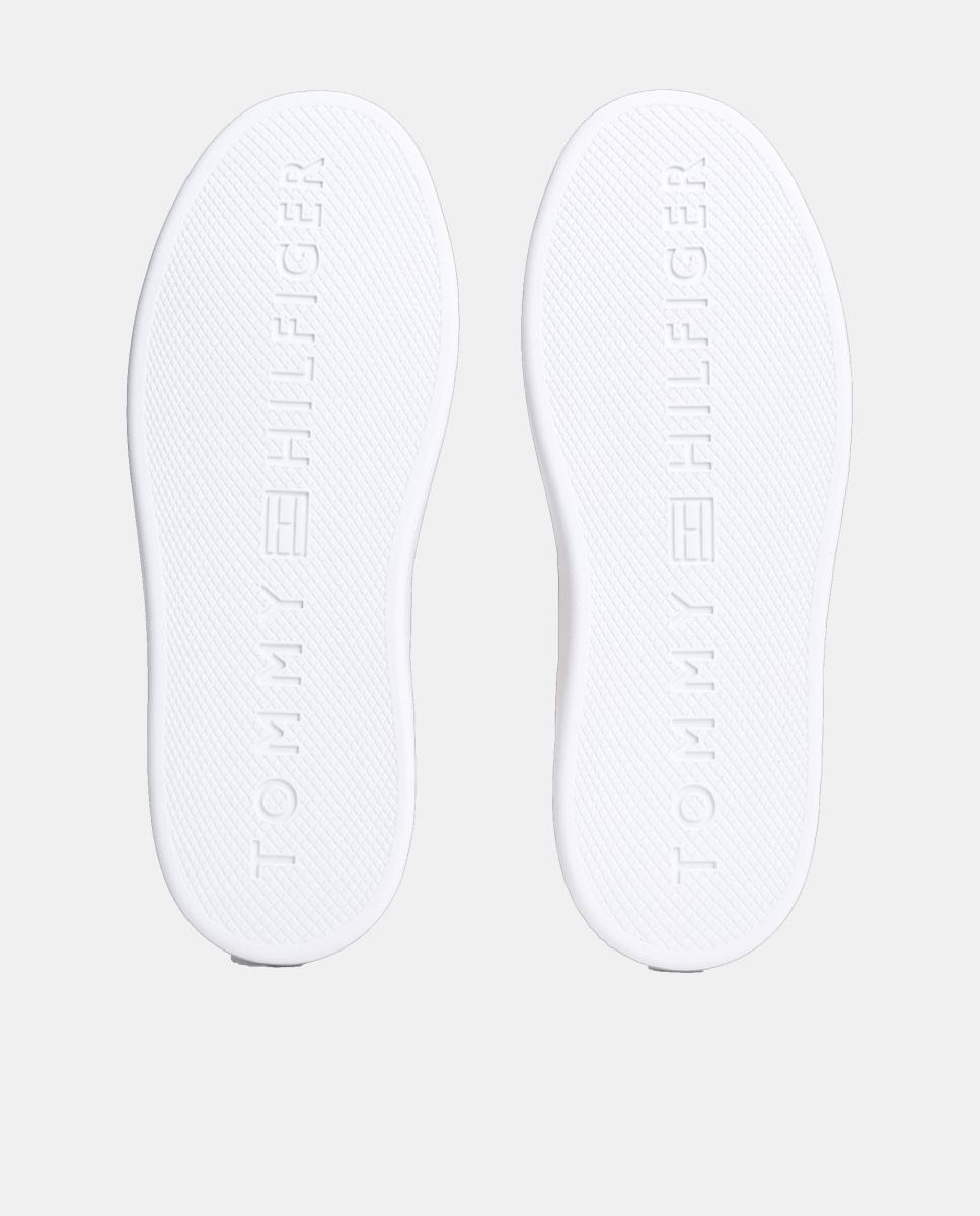 Sapatilhas com Detalhe Lateral Branco-3