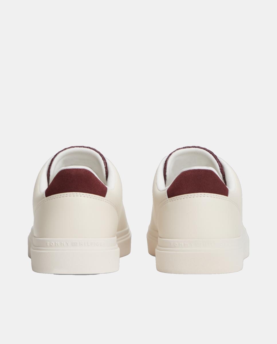 Sapatilhas com Detalhe de Monograma Creme-2